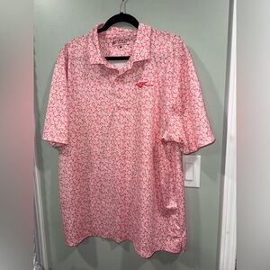 Men’s Floral Polo Shirt